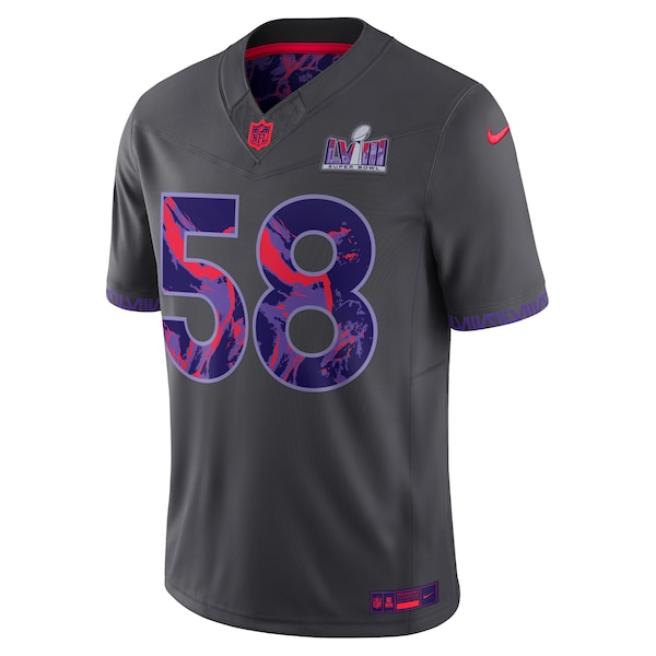 Super Bowl LVIII Nike Limited Jersey - Anthracite
