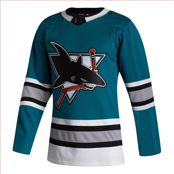 San Jose Sharks adidas 30th Anniversary Authentic Jersey - Teal
