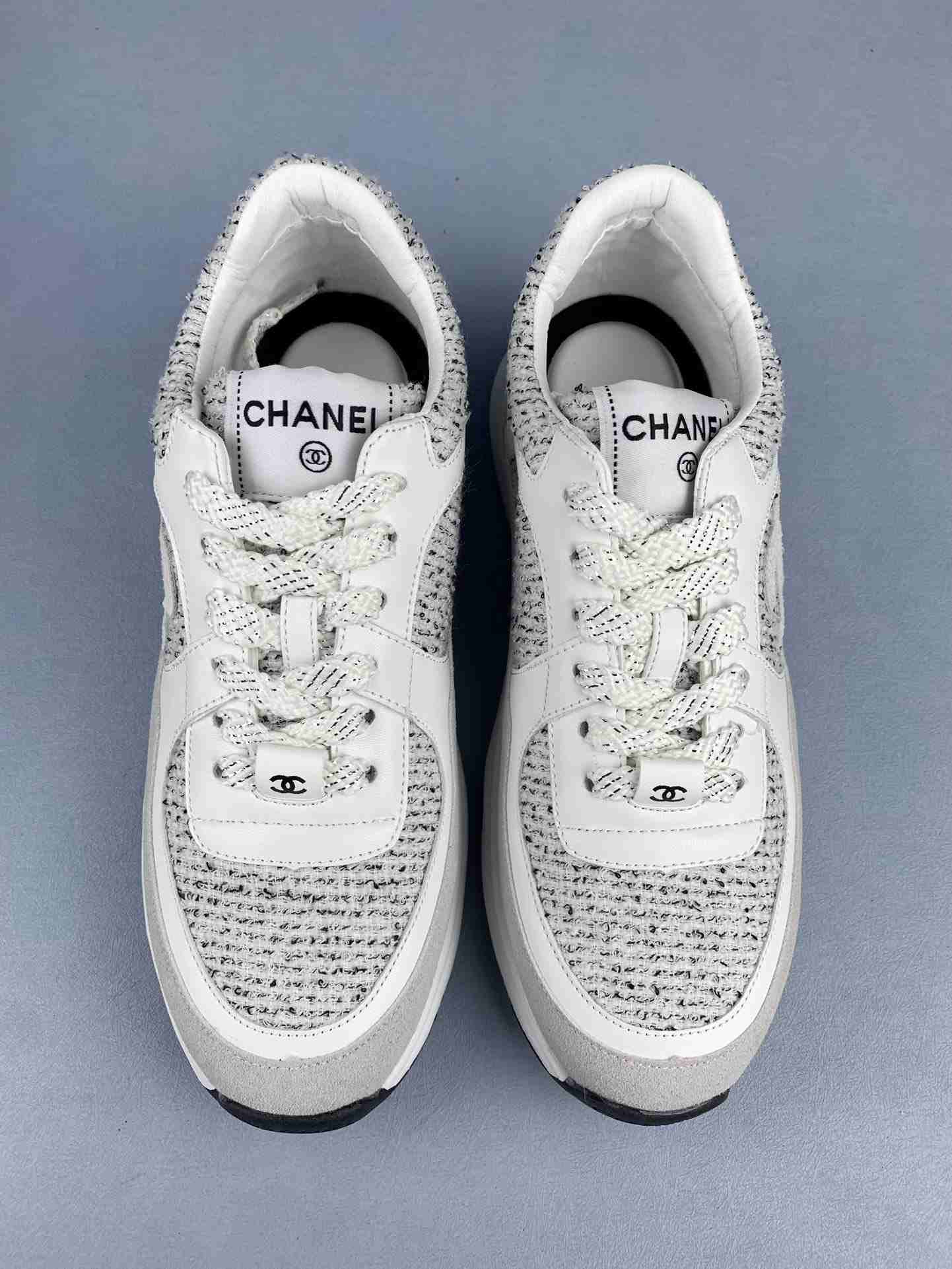 CHANEL Sneakers Fabric & Suede