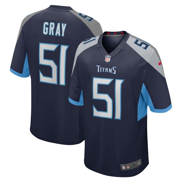Cedric Gray Tennessee Titans Nike  Game Jersey -  Navy