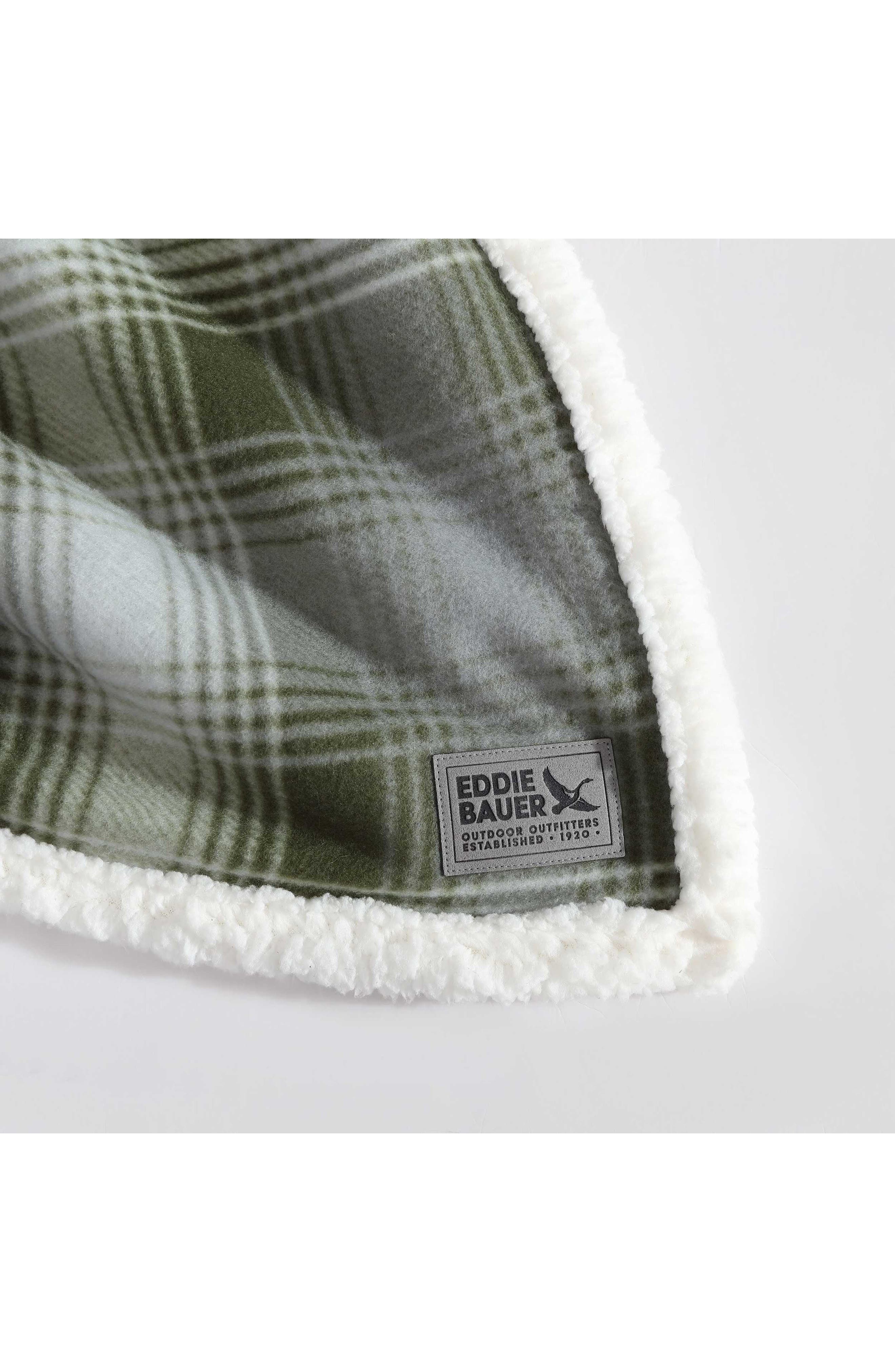Eddie Bauer Nordic Plaid Throw Blanket