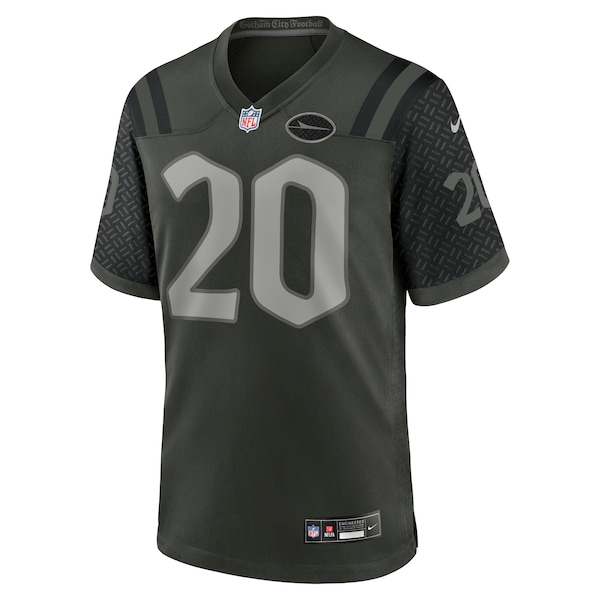 Breece Hall New York Jets Nike 2025 Rivalries Collection Game Jersey - Gotham Green