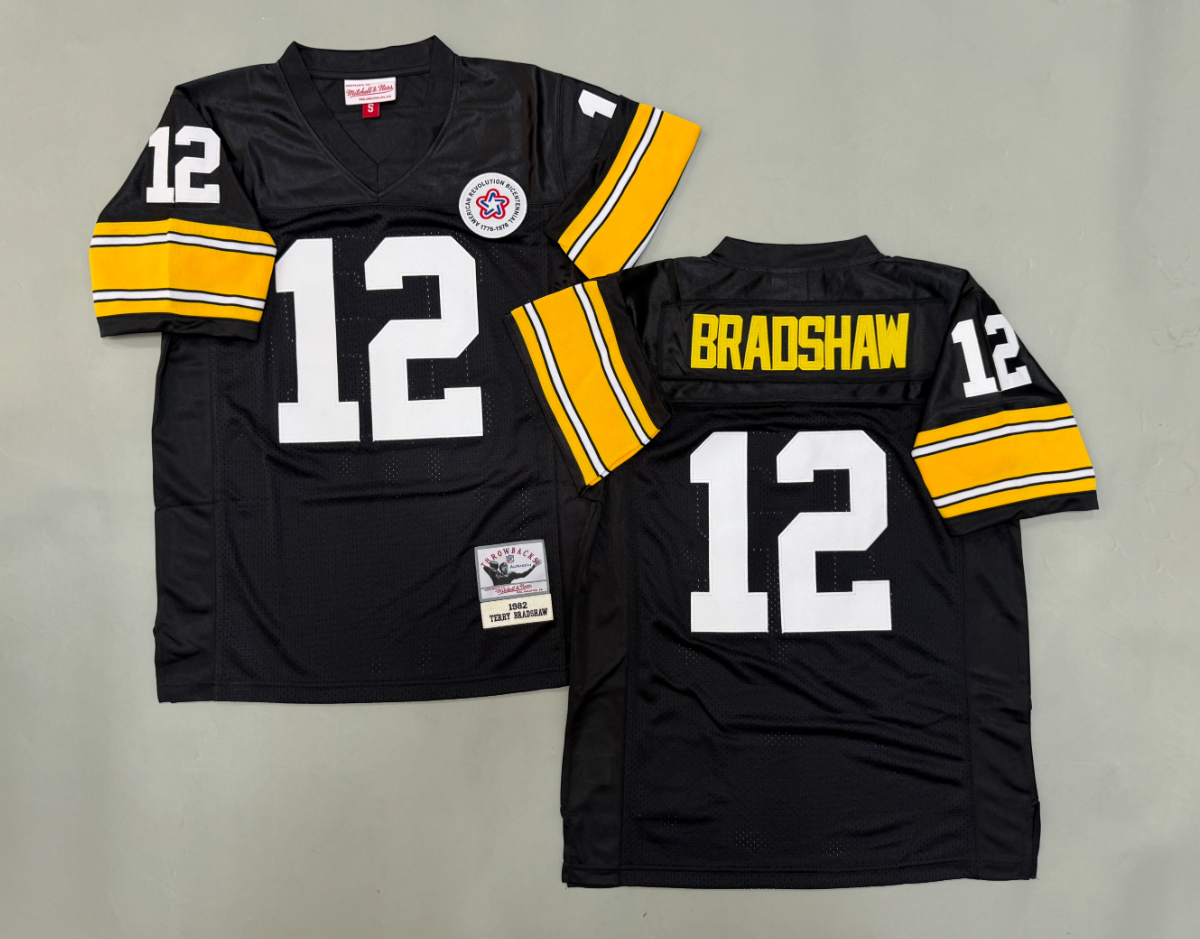 Terry Bradshaw Pittsburgh Steelers Authentic Throwback Retired Player Jersey