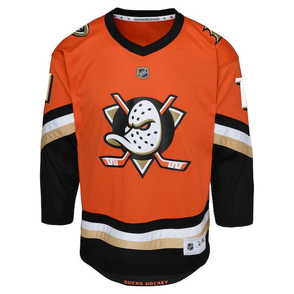 Trevor Zegras Anaheim Ducks Youth Replica Player Jersey - Orange