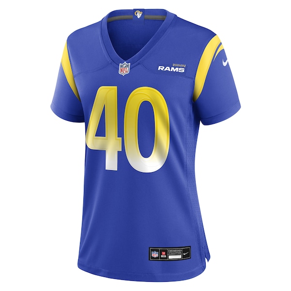Tony Fields Los Angeles Rams Nike Women's Team Game Jersey -  Royal