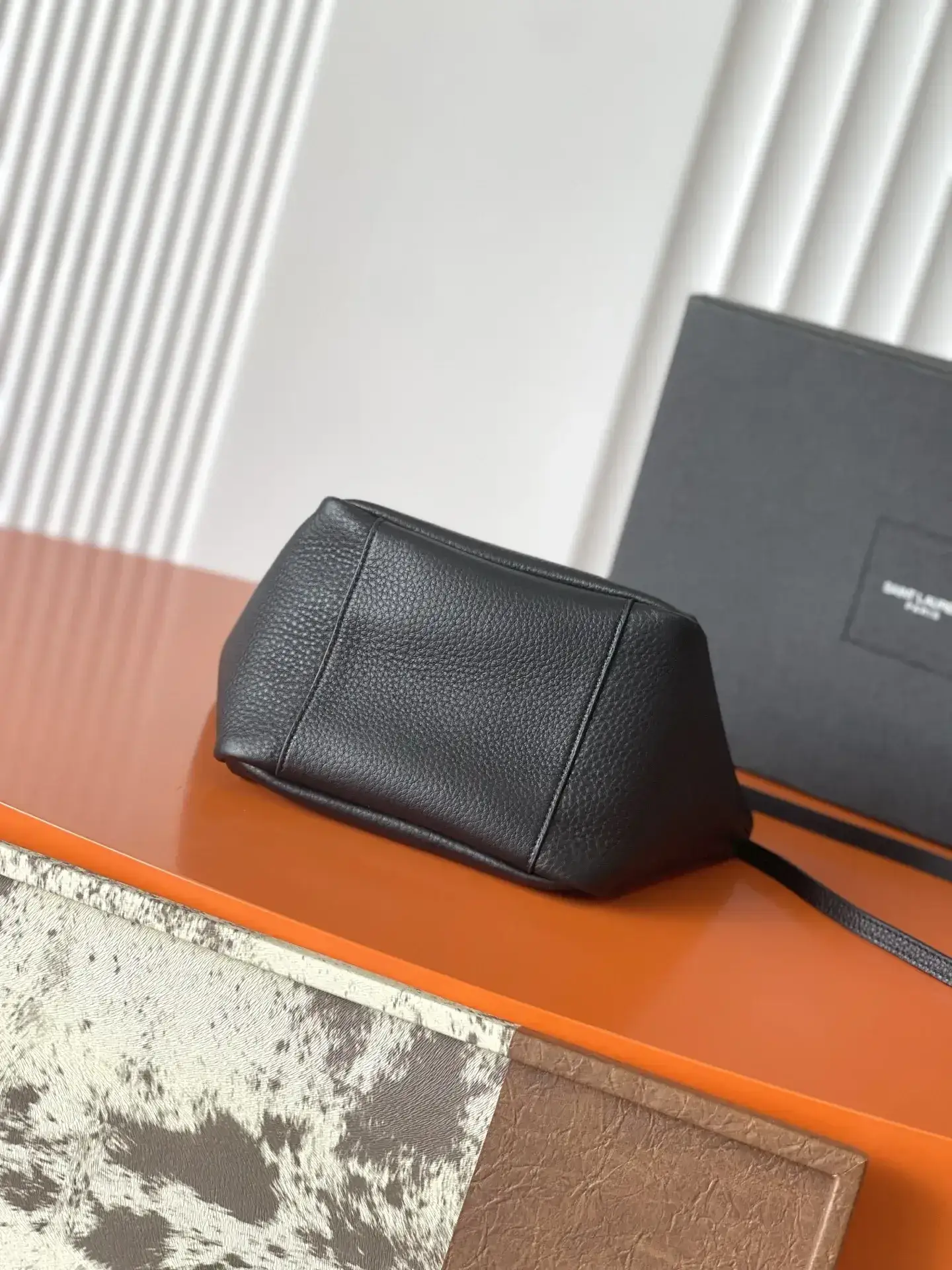 Saint Laurent Grained Leather Top Handle Bag product photo from LabelPicks