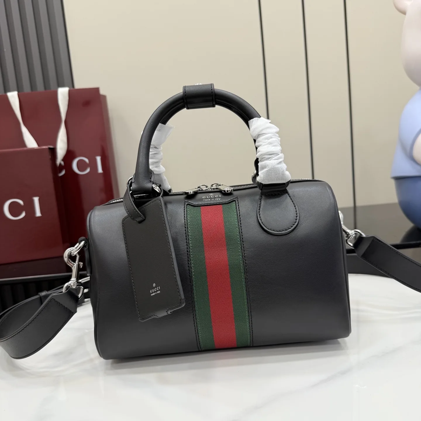 Gucci Black Quilted Leather Top Handle Bag product photo from LabelPicks