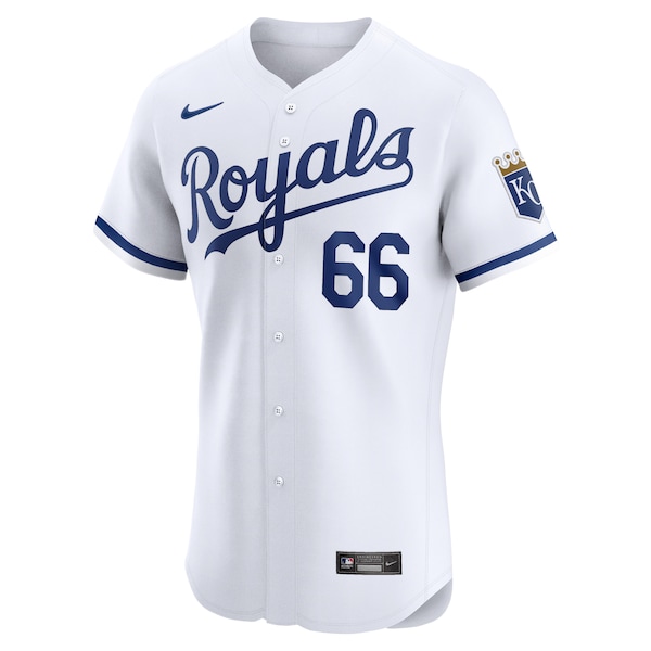 James Macarthur Kansas City Royals Nike Home Elite Player Jersey - White