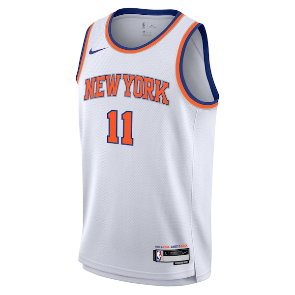 Jalen Brunson New York Knicks Nike Youth Association Swingman Jersey - White