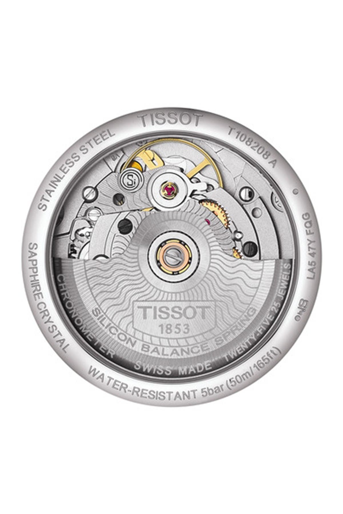 Tissot Ballade Powermatic 80 COSC Croc Embossed Leather Strap Watch, 32mm