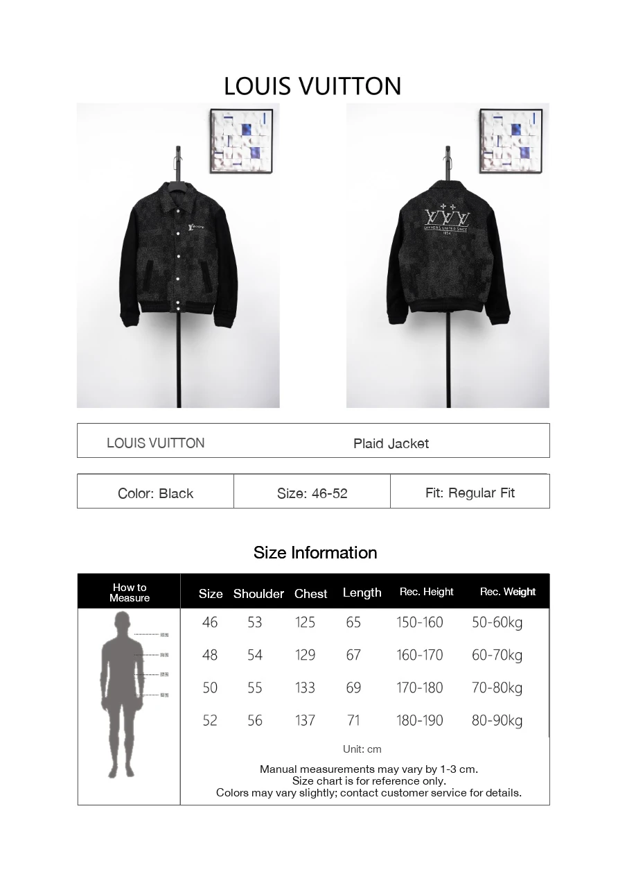 Louis Vuitton Black Pearl Check Jacket product photo from LabelPicks