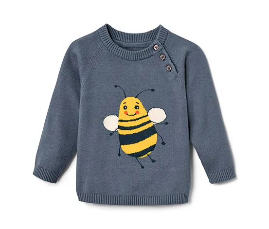 Kleinkinder-Feinstrickpullover