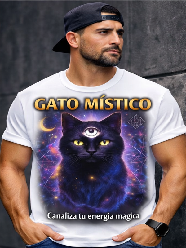 Remera Gato Místico – Tercer Ojo
