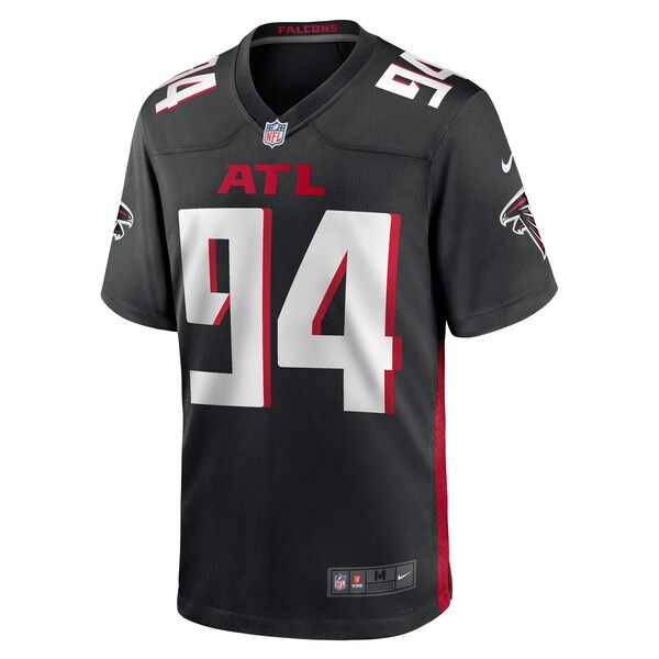 Albert Huggins Atlanta Falcons Nike Team Game Jersey -  Black