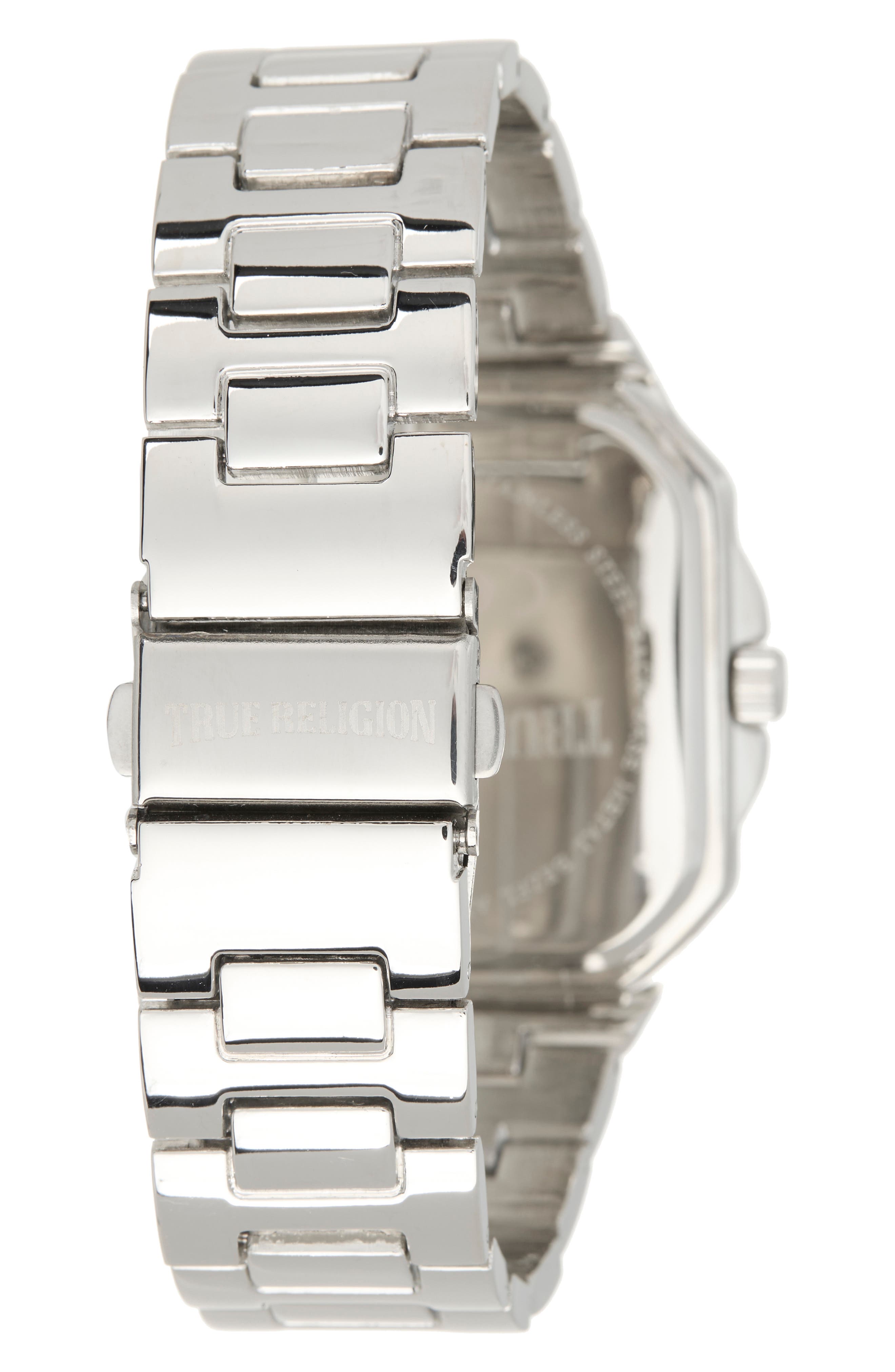 True Religion Square Quartz Bracelet Watch, 40mm