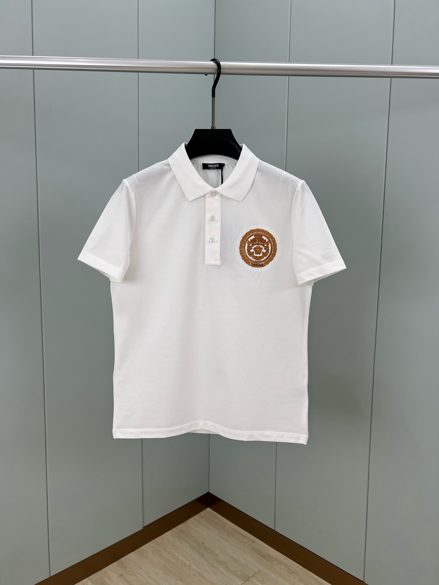 0421 Classic logo print polo shirt