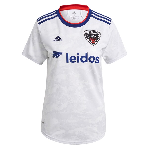 Edison Flores D.C. United adidas Women's 2021 The Marble Replica Player Jersey - White