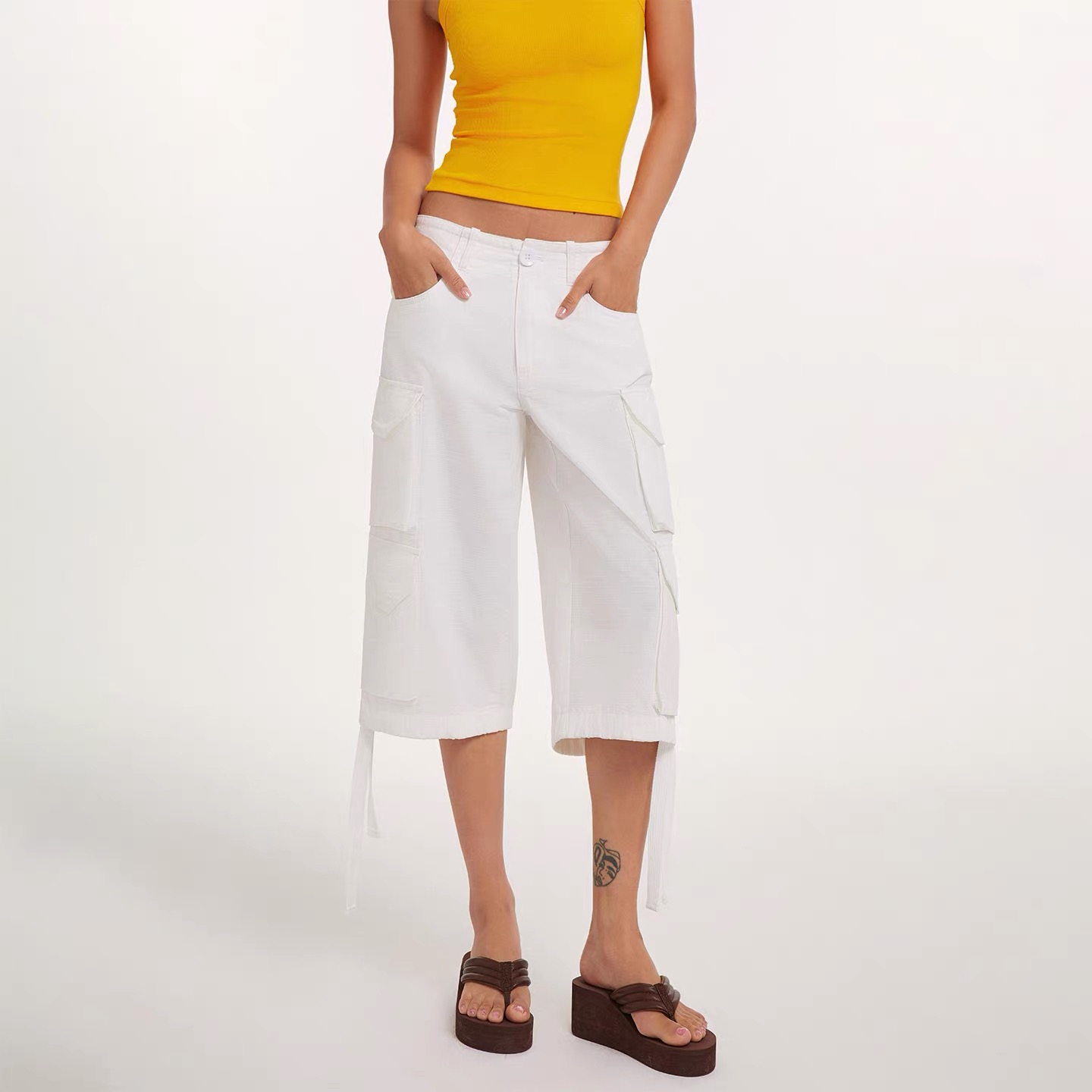 New Straight wide-leg pants
