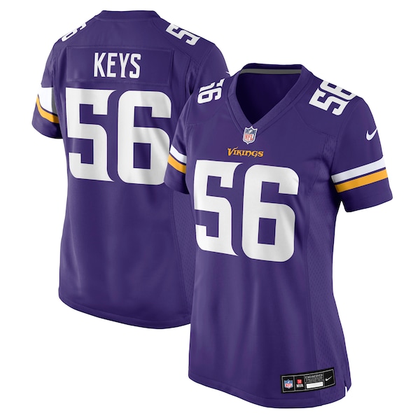 Austin Keys Minnesota Vikings Nike Women's Team Game Jersey -  Purple