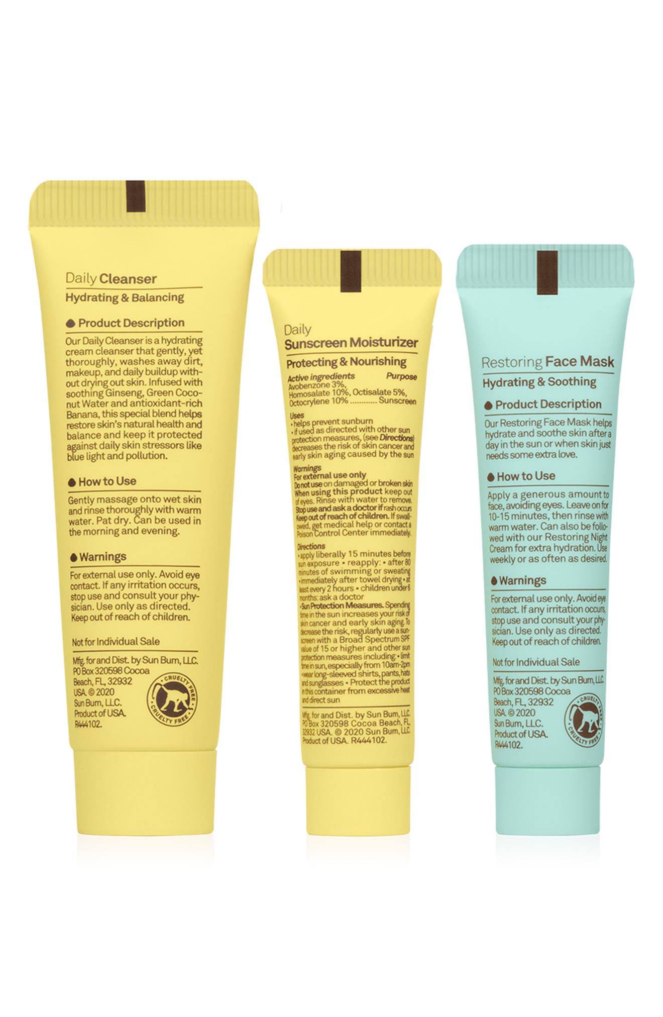 Sun Bum Skin Care Essentials Kit