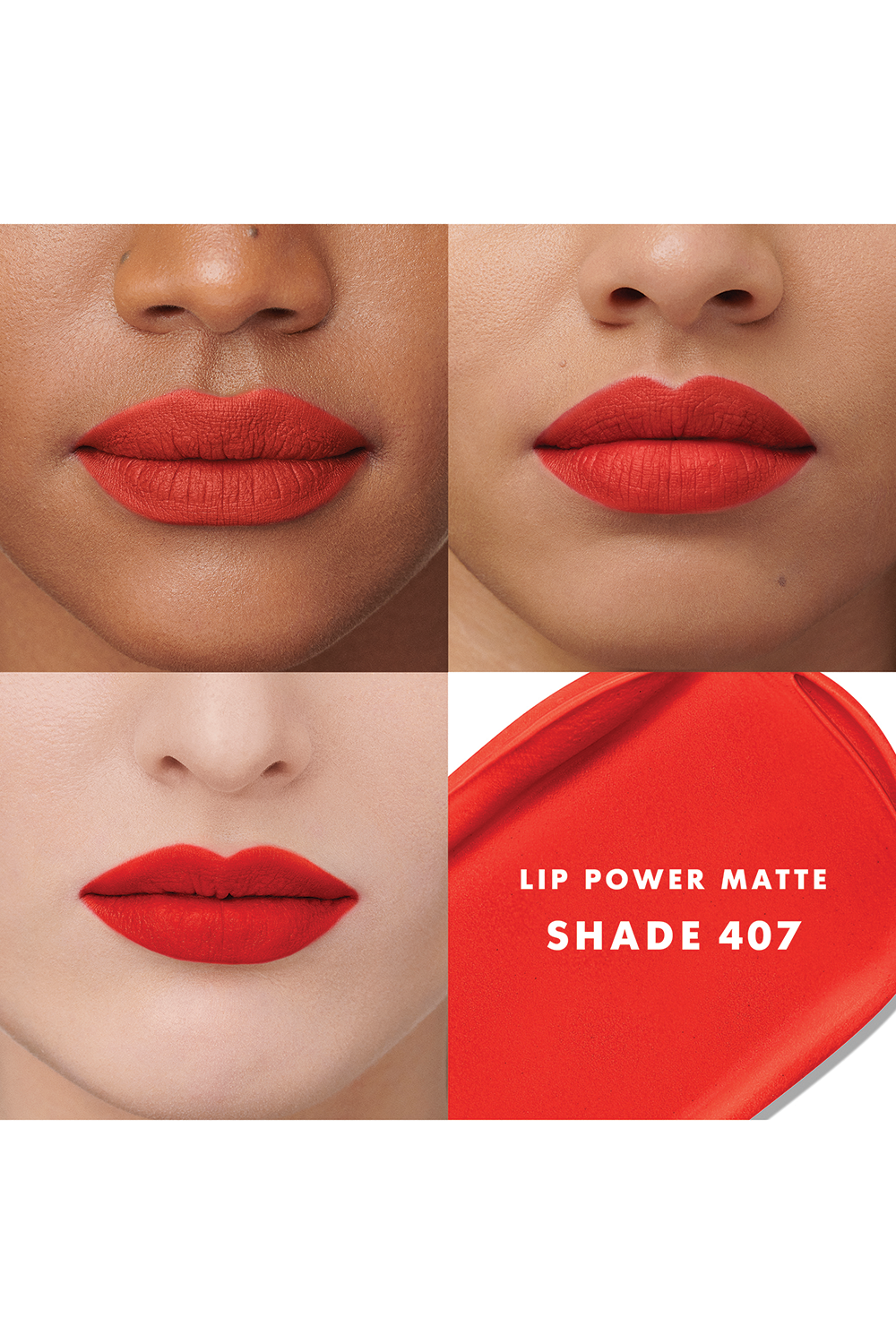 ARMANI BEAUTY שפתון עמיד ליפ פאוור בגימור מאט 407
