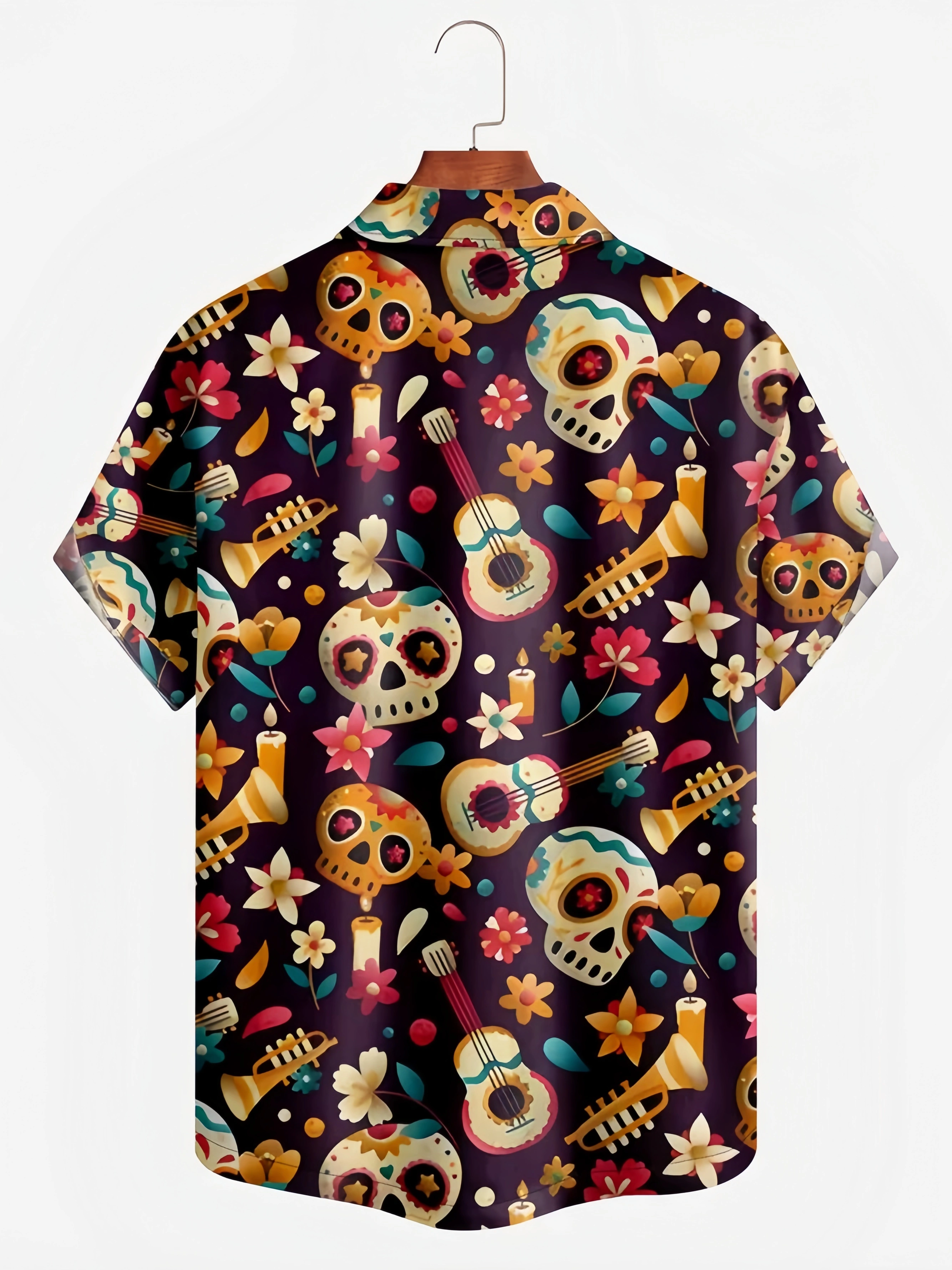 Día de Muertos Aloha Shirt