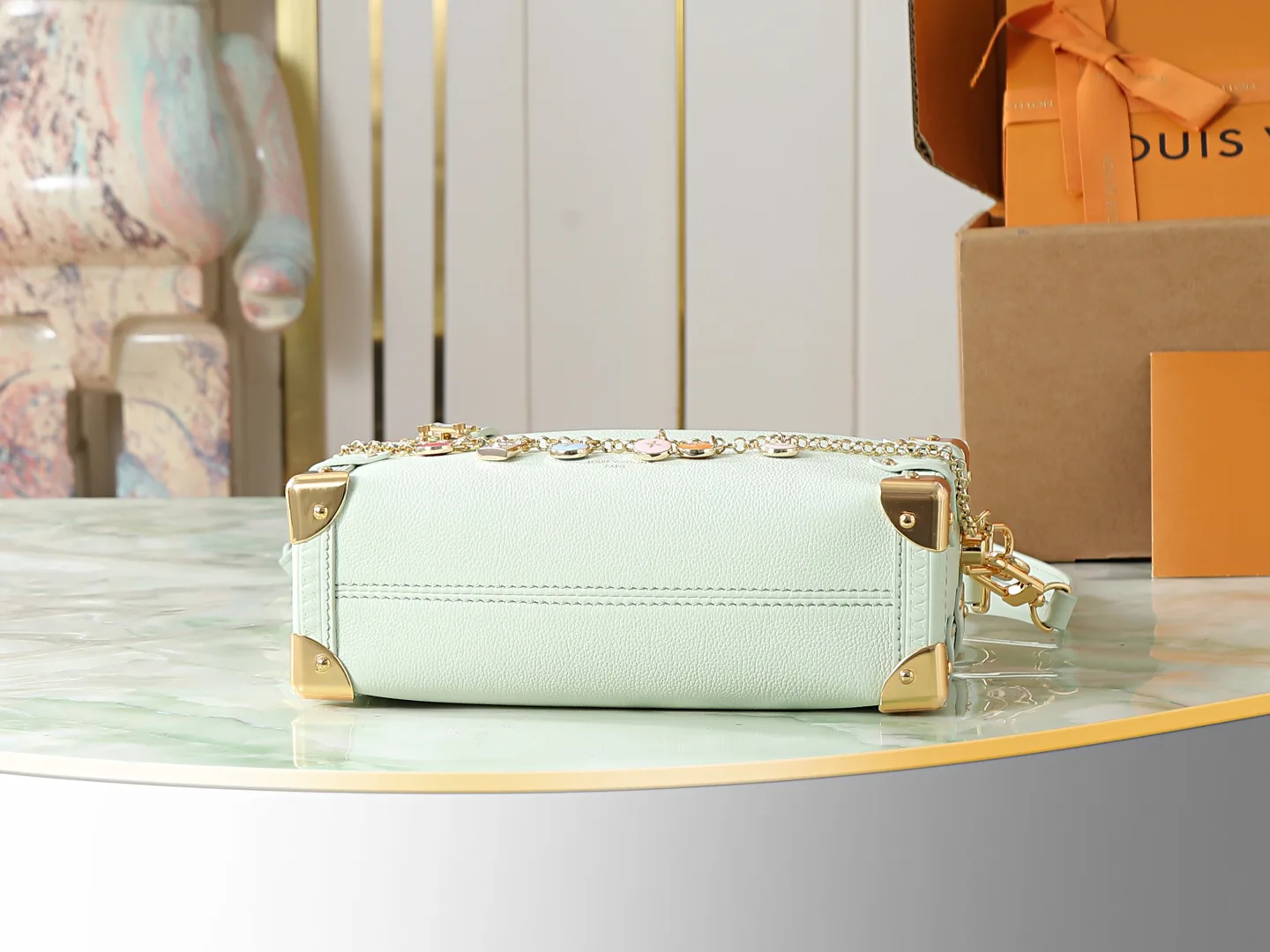 Louis Vuitton White Calfskin Top Handle Bag product photo from LabelPicks