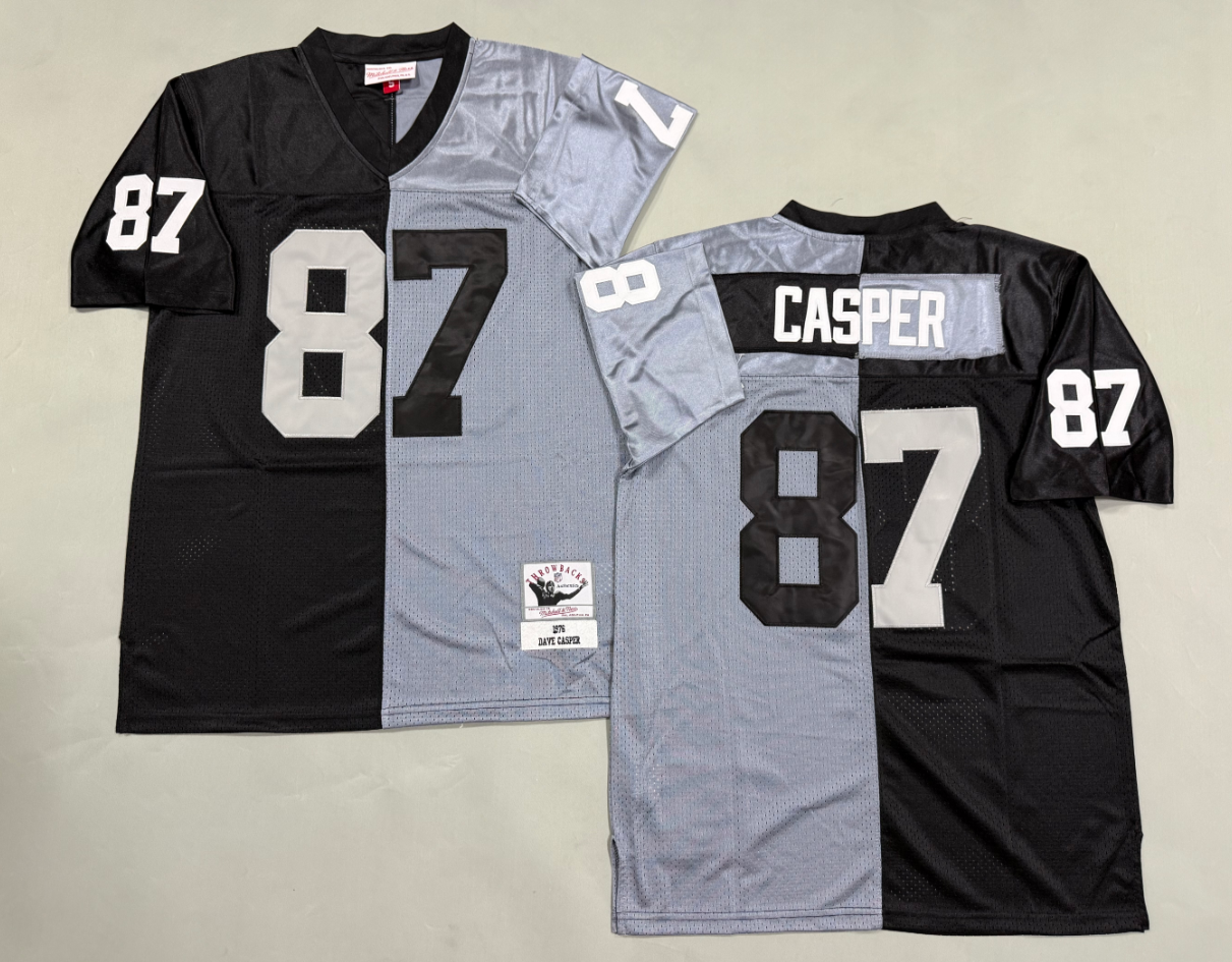 Dave Casper Las Vegas Raiders Authentic Split Throwback Retired Player Jersey