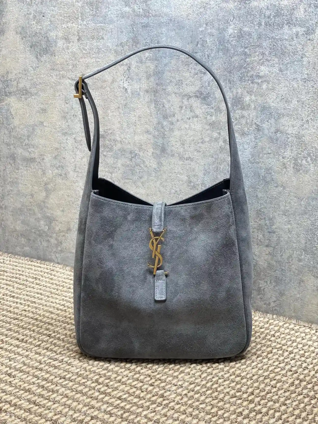 Saint Laurent Suede Leather Hobo Bag product photo from LabelPicks