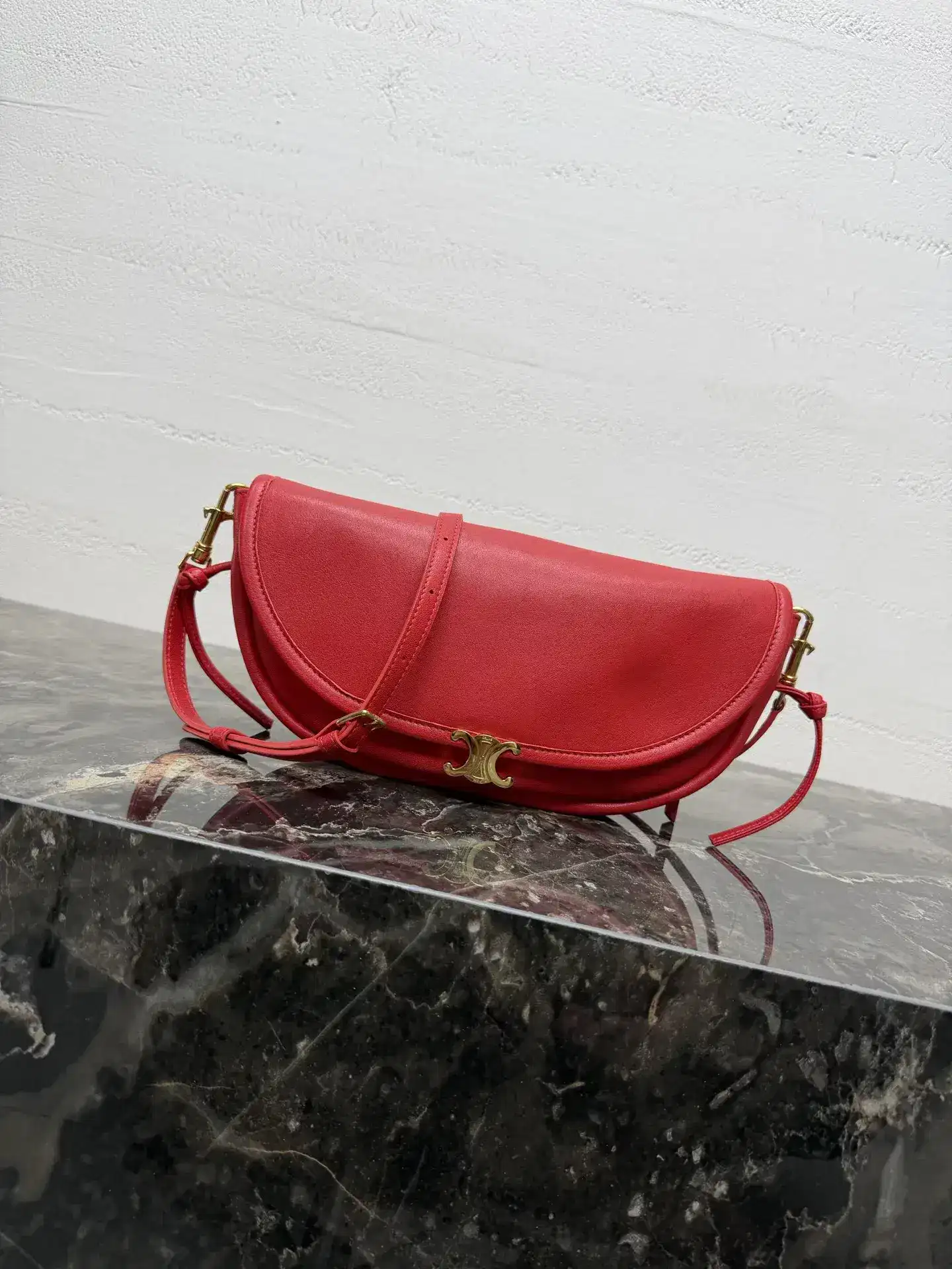 Celine Triomphe Lambskin Crossbody Bag product photo from LabelPicks