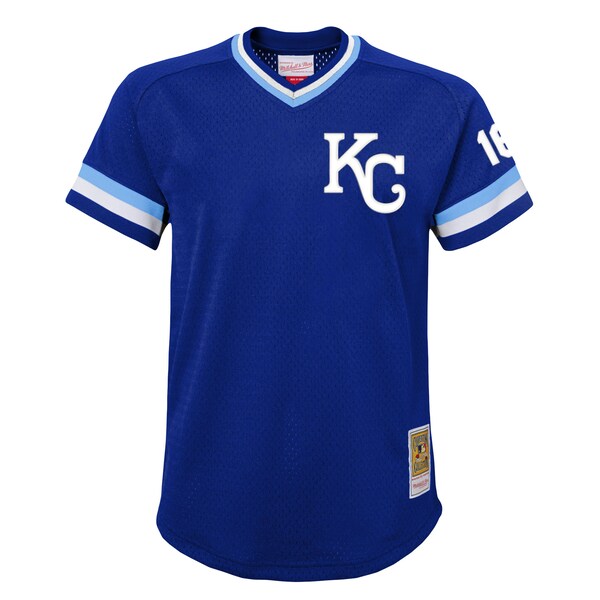 Bo Jackson Kansas City Royals Youth Cooperstown Collection Mesh Batting Practice Jersey - Royal