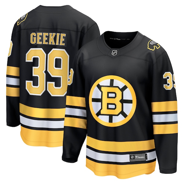 Morgan Geekie Boston Bruins  Home Breakaway Player Jersey - Black