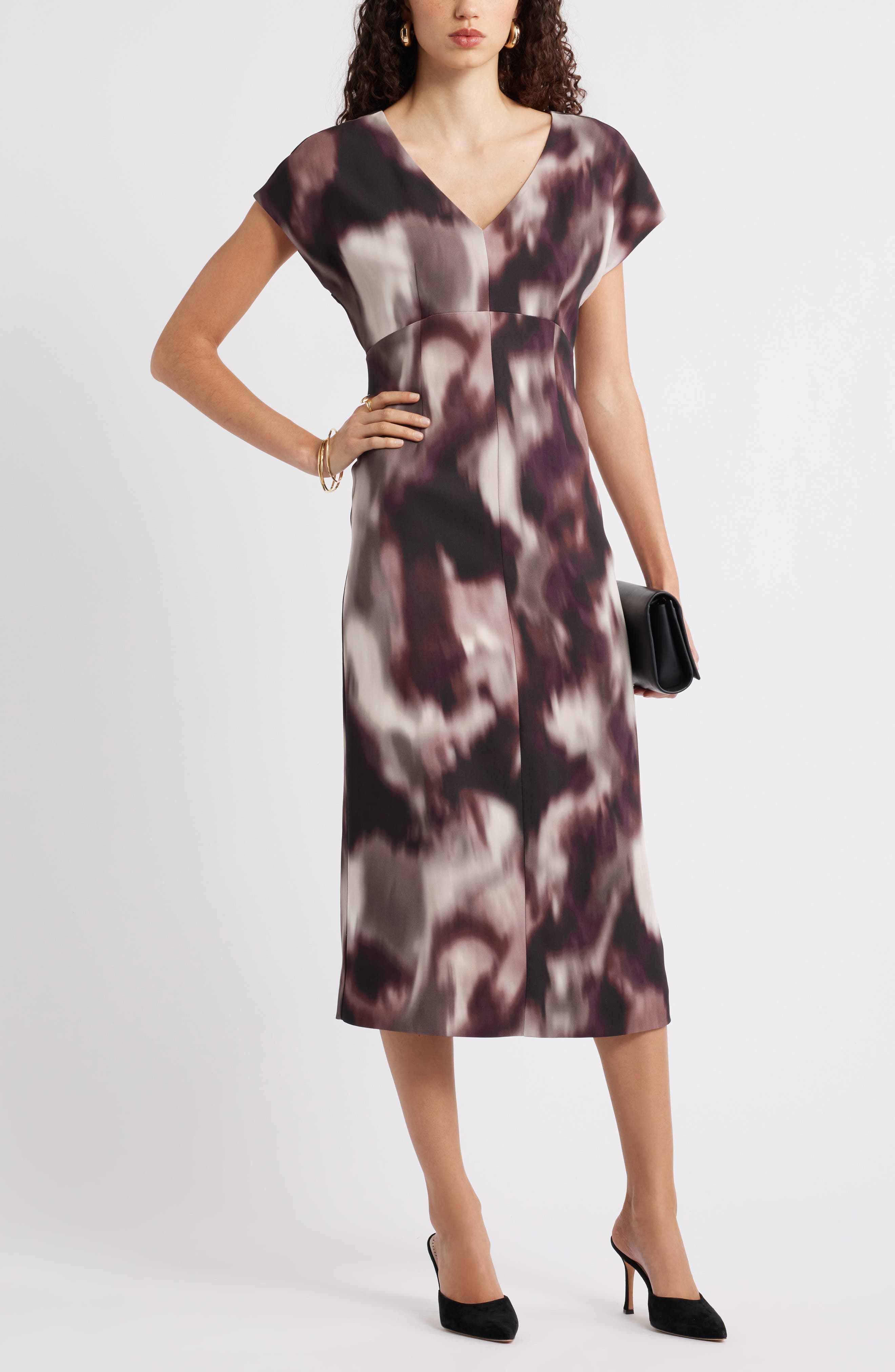 Nordstrom Print Midi Dress