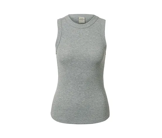Sporttop, hellgrau meliert