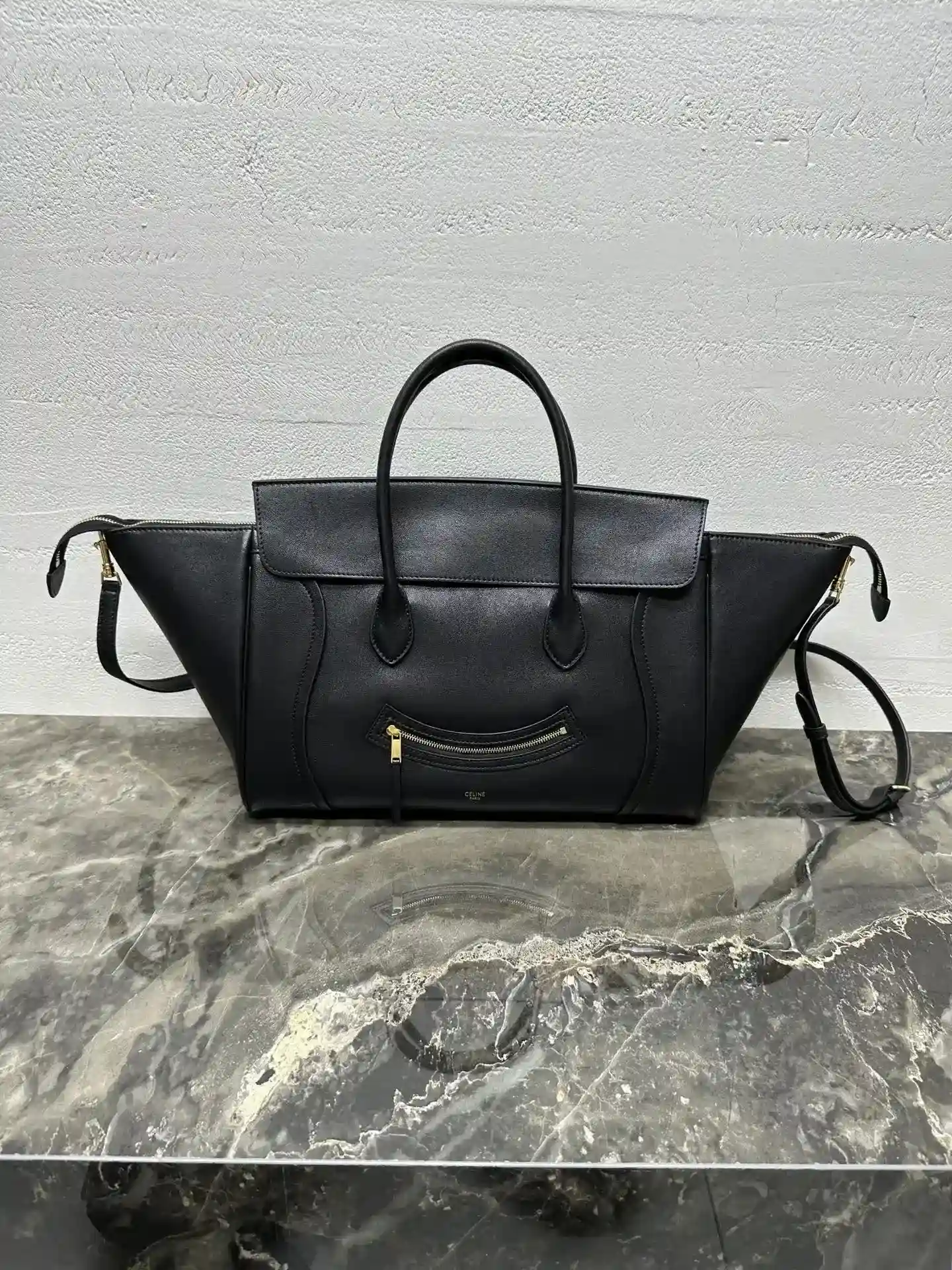 Celine Lambskin Luggage Top Handle Bag product photo from LabelPicks