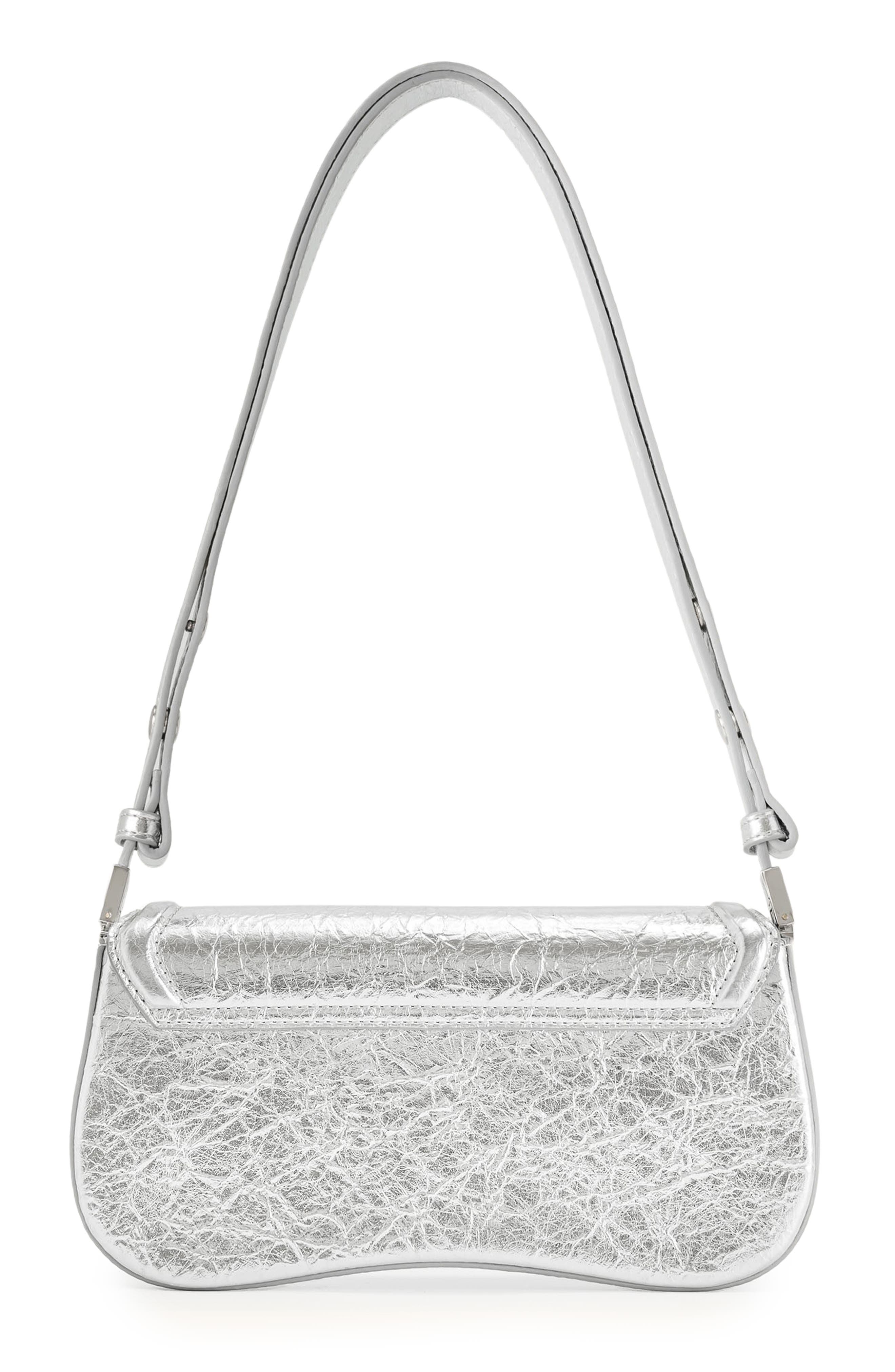 JW PEI Joy Metallic Faux Leather Shoulder Bag