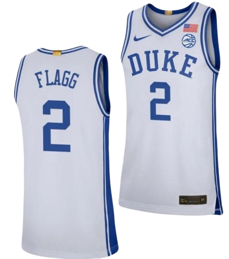 Cooper Flagg Duke Blue Devils #2 Basketball Jersey - White