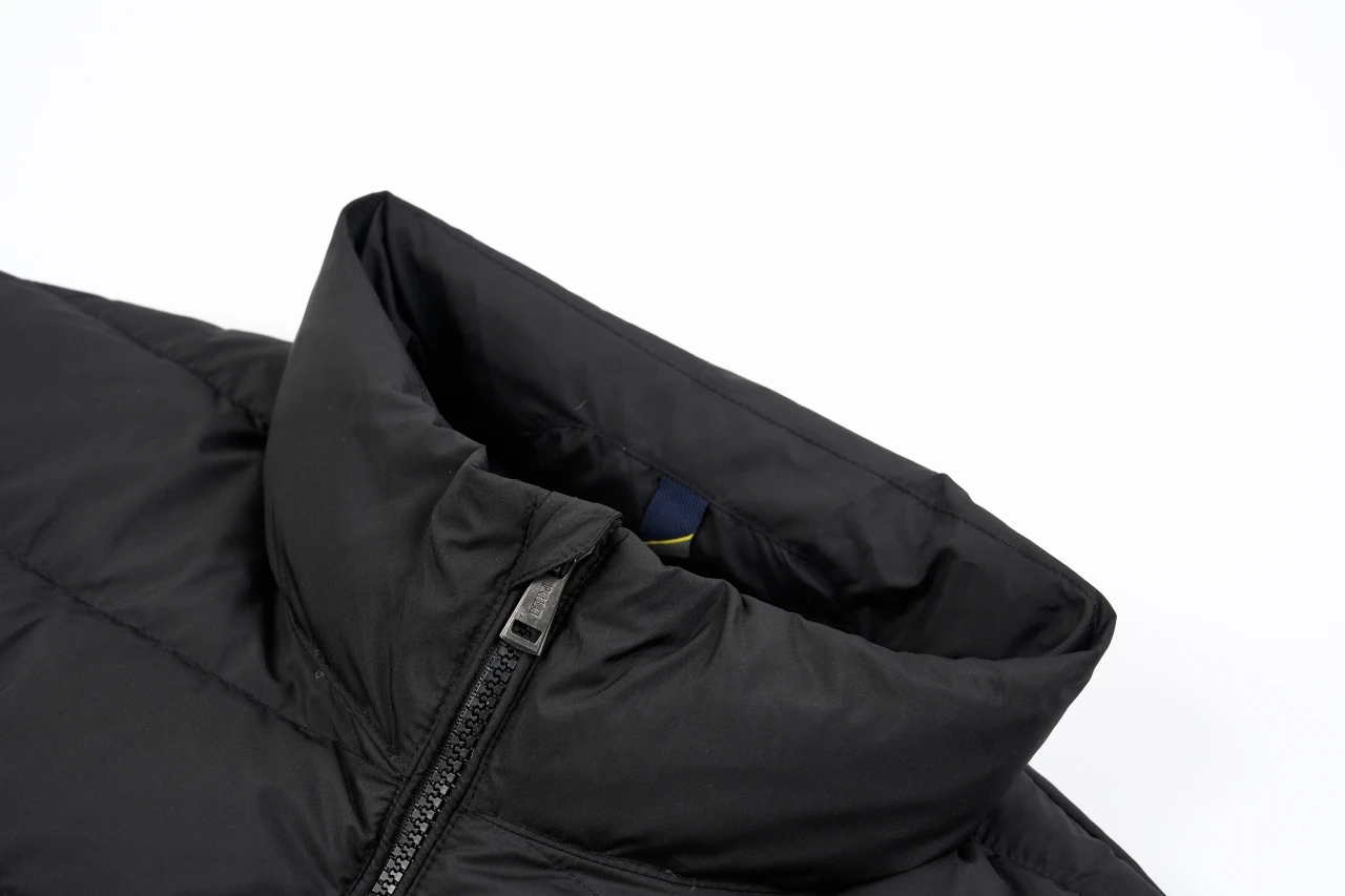 Ralph Lauren Black Pony Embroidered Stand Collar Quilted Down Jacket product photo from LabelPicks
