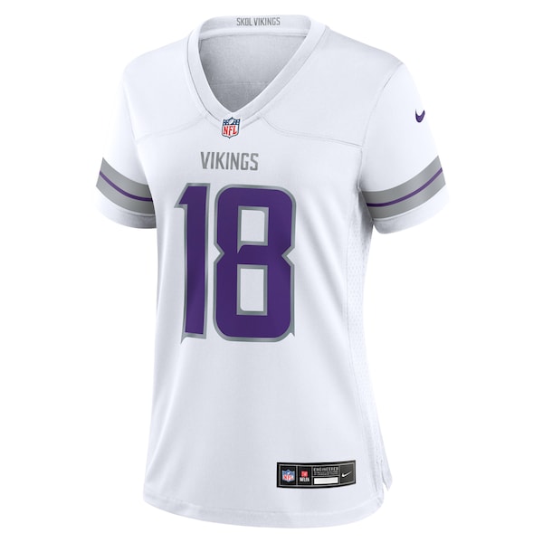 Justin Jefferson Minnesota Vikings Nike Women's Alternate Game Player Jersey - White