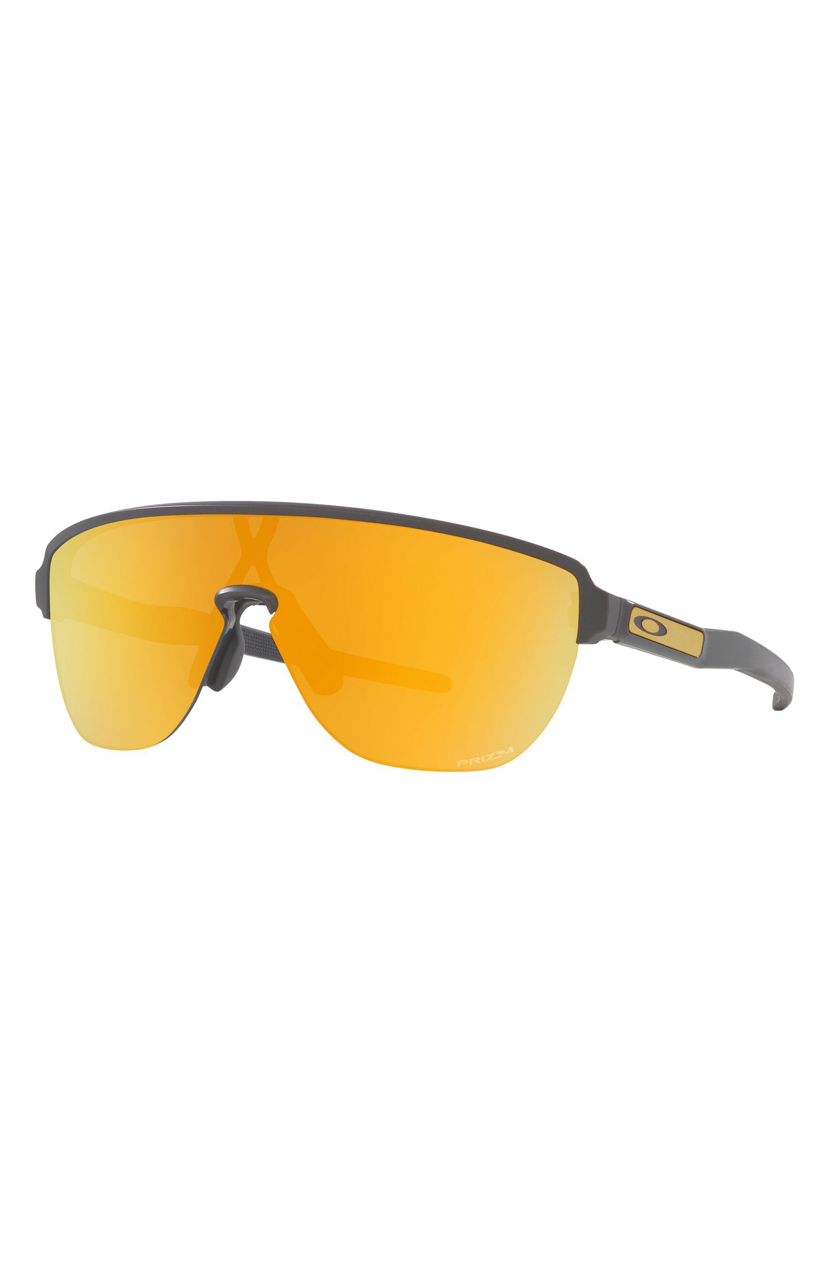 Oakley Corridor 142mm Semi Rimless Prizm™ Polarized Shield Sunglasses