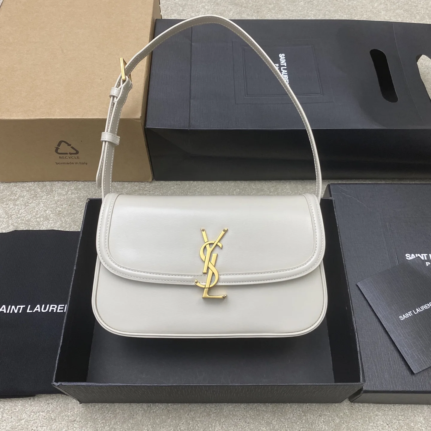 Saint Laurent Lambskin Shoulder Bag product photo from LabelPicks