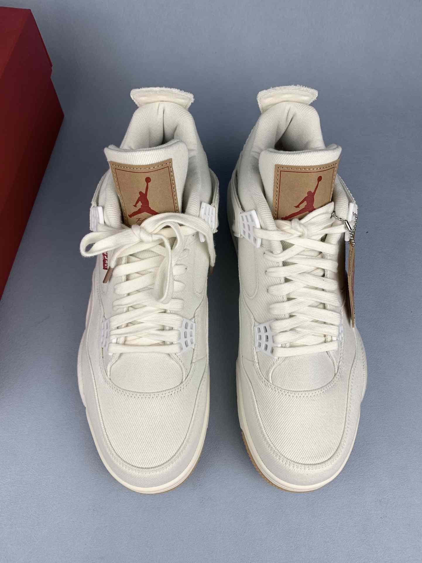 Levi’s x Air Jordan 4 “White Denim” Shoes
