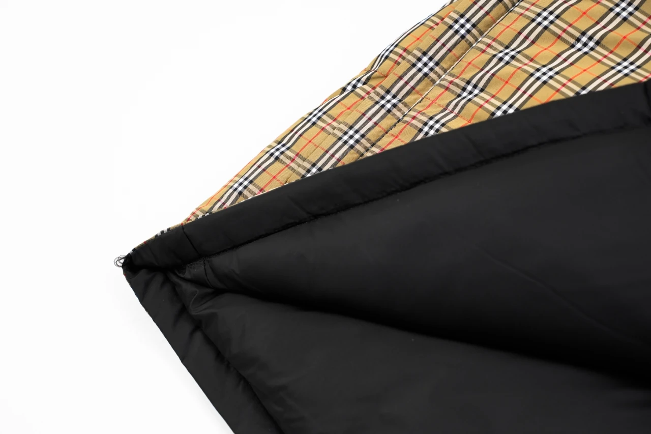 Burberry Beige Check Reversible Down Jacket product photo from LabelPicks