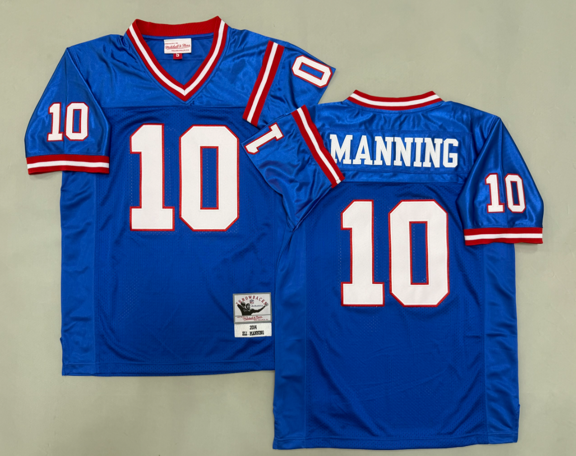 Eli Manning New York Giants Authentic Throwback Retired Player Jersey