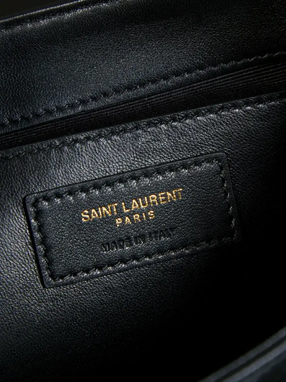 Saint Laurent Gold Quilted Leather Shoulder Bag product photo from LabelPicks