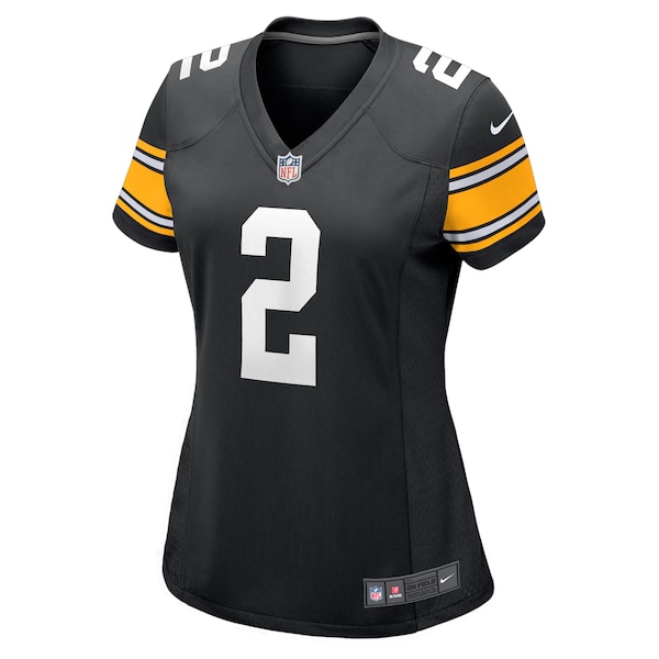 Justin Fields Pittsburgh Steelers Nike Women's   Alternate Game Jersey – Black