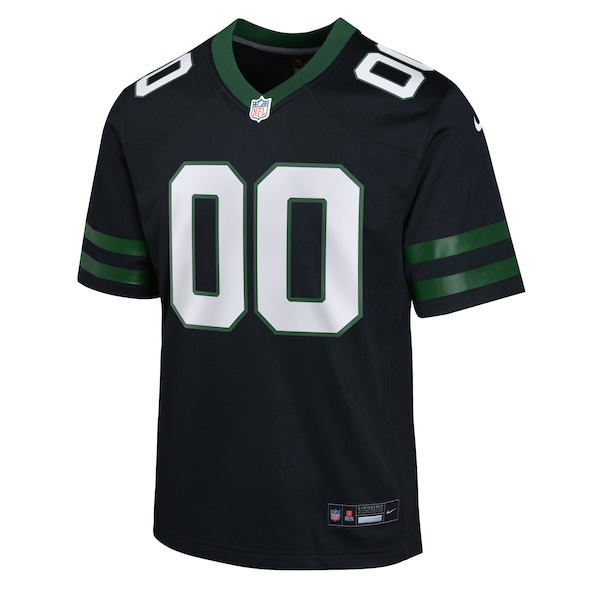 New York Jets Nike Youth Alternate Custom Game Jersey - Legacy Black