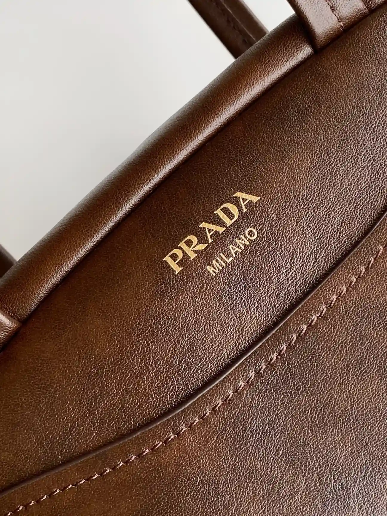 Prada Suede Leather Top Handle Bag product photo from LabelPicks