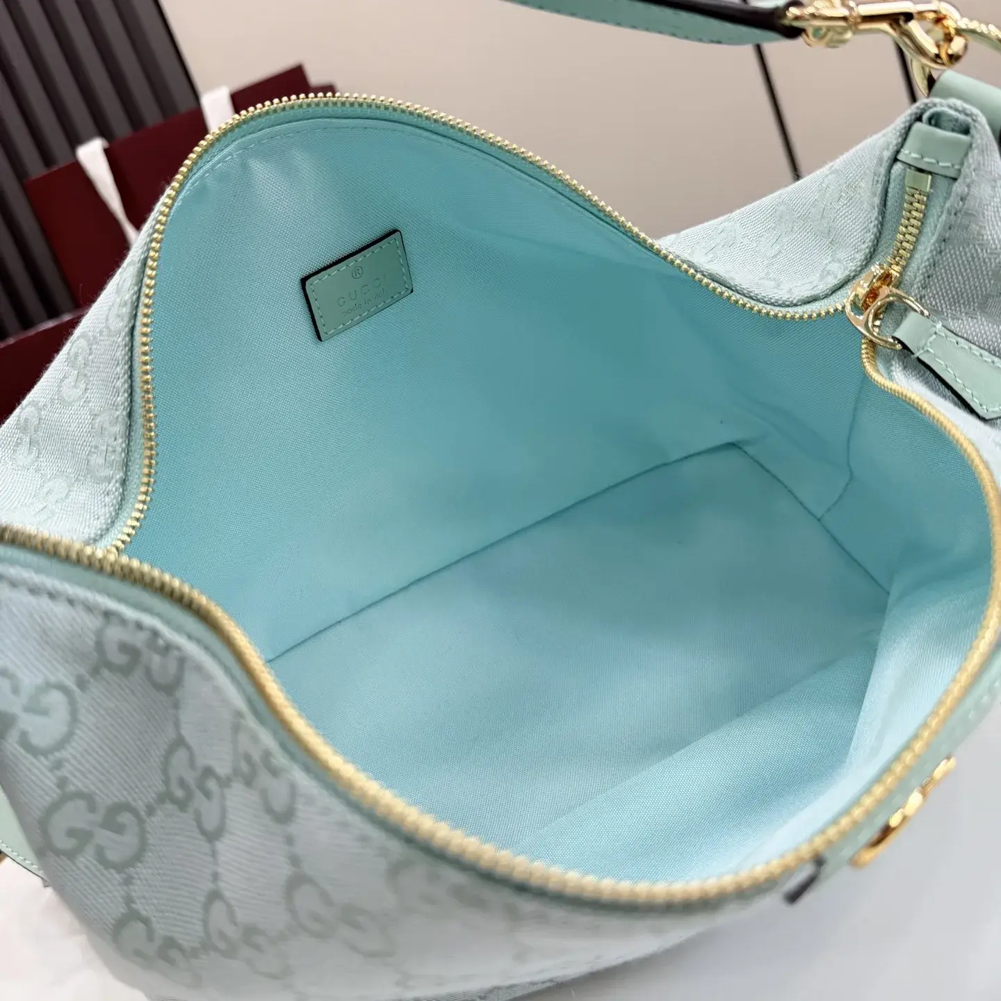 Gucci Blue GG Supreme Canvas Crossbody Bag product photo from LabelPicks