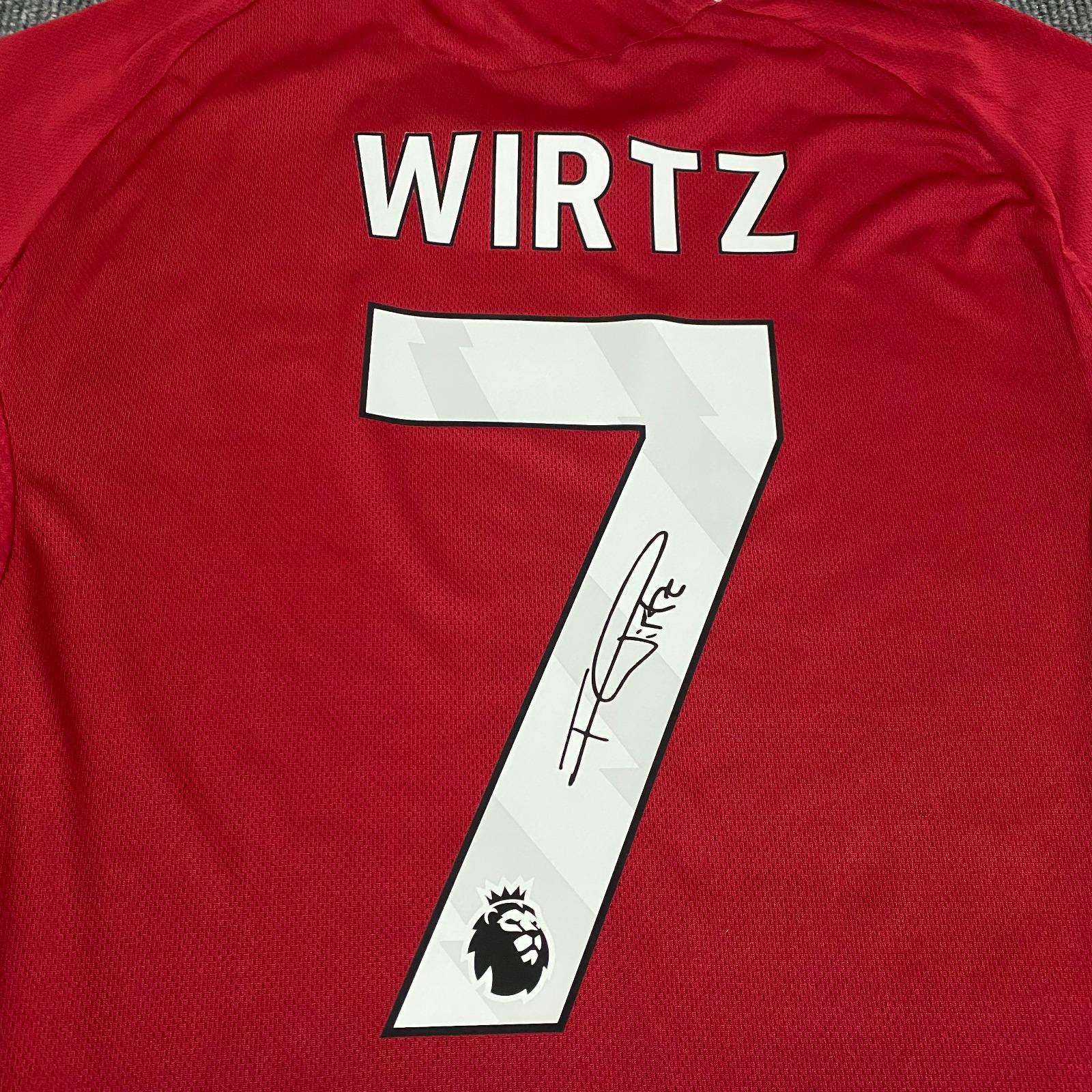 Florian Wirtz SIGNED Liverpool 25/26 Home Jersey/Shirt - COA - 2025